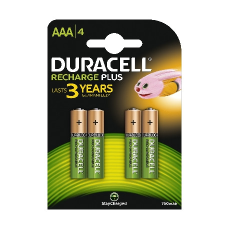 DURACELL RECHARGE PLUS AAA (x4)