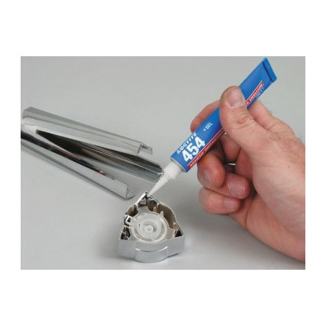 454, Adhésif instantané, universel, Gel,