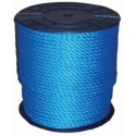 Corde, Polypropylène, bleu, 3 Torsades,Ø