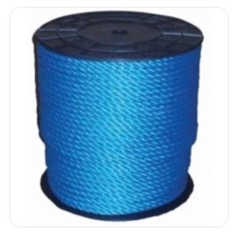 Corde, Polypropylène, bleu , 3 Torsades,