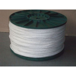 Corde, Nylon, blanc, tressé, Ø 2mm,Bobin