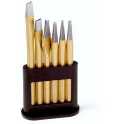 Burin, Métal, avec Chasse-Pointes et Poi