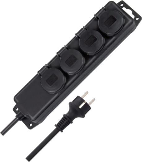 Mutiprise quadruple IP44 2M