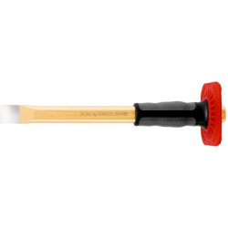 Burin plat, Protège-mains 2-K, 250mm