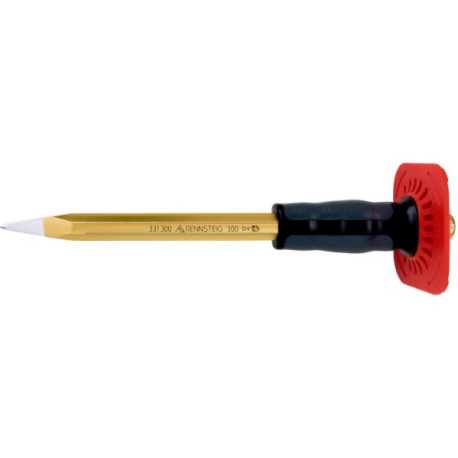 Burin Maçonnerie pointu,Protection,300mm