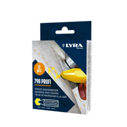 craie de cire LYRA 798 jaune (12p)