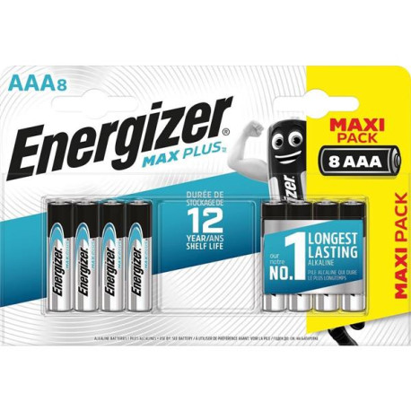 ENERGIZER MAX PLUS LR03 AAA BL8