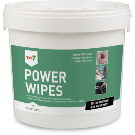 POWERWIPES - seau avec 150 pcs.