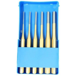 Jeu 6 chasse-goupilles, boîte plastique