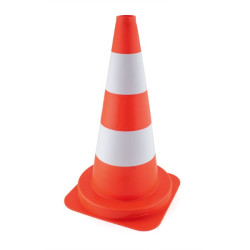 Cône 50 cm orange fluo