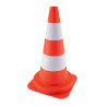 Cône 50 cm orange fluo