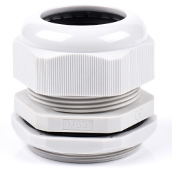 Presse-étoupe M63 gris clair polyamide