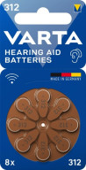 VARTA Hearing Aid Battery 312 Blister 8