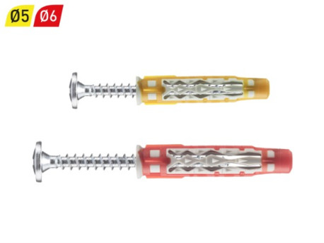 COLORTECH UNI PLUG 6x35 AVEC VIS EN BIDO