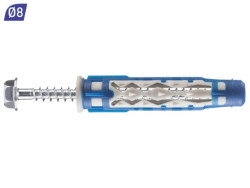 COLORTECH UNI PLUG 8x50 AVEC VIS EN BIDO