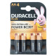 DURACELL Alkaline Mainline Bst AA X4