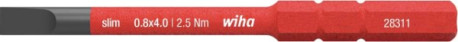 Wiha, slimbit, fente, 4,0x75