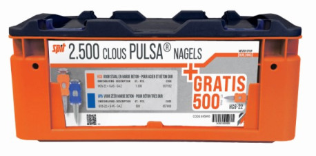 1500 clous HC6-22  et 500 clous UP6-22