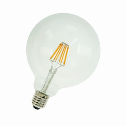 LED Filament Globe G125 E27 240V 6W CL