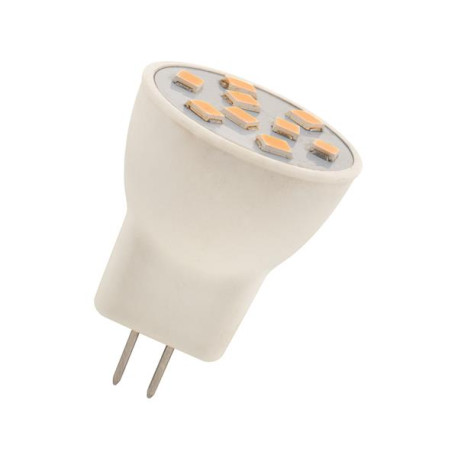 LED MR8 GU4 12V AC/DC 1.2W 3000K 30D