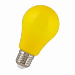 BaiColour LED A60 E27 240V 2W Yellow