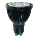 GU10 5W LED 2700K 410lm noir dimmable