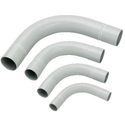 Coude slagvast 32 mm gris clair RAL7035