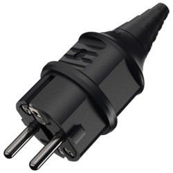 FICHE N/F av CONT.DE TERRE16A 230V NOIR
