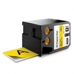 Universeel Vinyl 54mm noir sur jaune