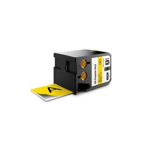 Universeel Vinyl 54mm noir sur jaune