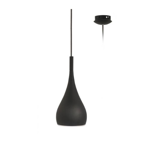 Drop susp. PM 230V E27 40W noir mat