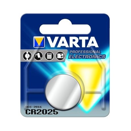 Pile bout CR2025 3v lith