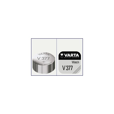 pile bouton V 377 horloge