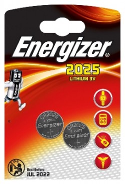 Piles (2 pces) Lithium 3V CR2025