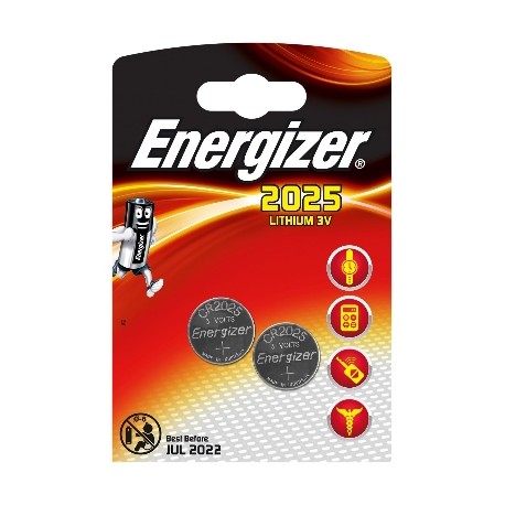 Piles (2 pces) Lithium 3V CR2025