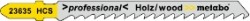 Lame de scie sauteuse, bois, profess. 74