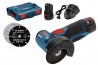 Meuleuse angulaire GWS 12V-76 + 2x 3Ah