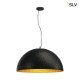 Forchini 70 PD susp noir/doré E27 40W