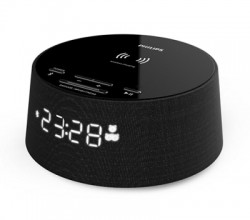 Clock Radio with Wireless Charg