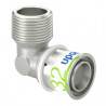 UPONOR S-PRESS+ ELBOW ADAPTER MALE THR.