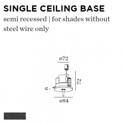 NEW SINGLE SUSP (semi recessed)
