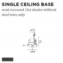 NEW SINGLE SUSP (semi recessed)