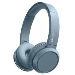 Casque supra-aural sans fil bleu