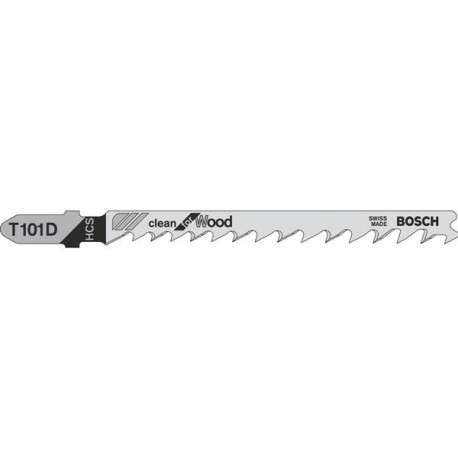 5 lames de scie sauteuse T101D