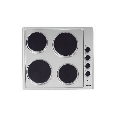 Taque électrique inox 58cm BEKO
