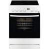 Cuisinière vitro 4 zones four 54L blanc