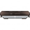 Hotte sous-encastr 60cm brun