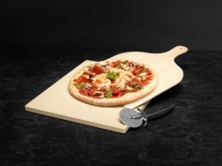 Set de pierre à pizza  38x33x1,5cm