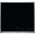 Taque à ind. 60cm 4 zones bord en inox