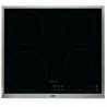 Taque à ind. 60cm 4 zones bord en inox